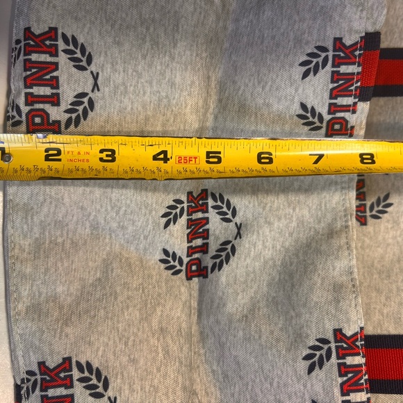 PINK Victoria's Secret Gray and Red Logo Tote - Picture 7 of 10